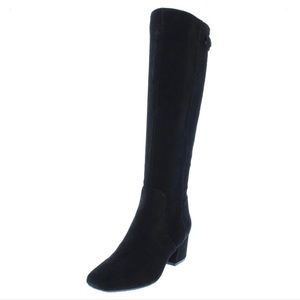 Tall Suede Riding Boots